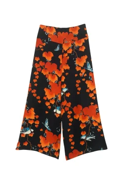 One Hundred Stars Acer Black Palazzo Pant|Women Palazzo Pants