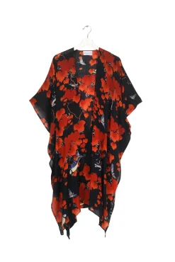 One Hundred Stars Acer Black Wool Throwover|Women Wool Throwovers