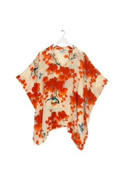 One Hundred Stars Acer Red Tunic Top|Women Tops