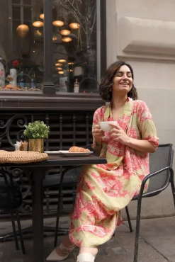 One Hundred Stars Ancient Columns Olive Rachel Dress|Women Dresses