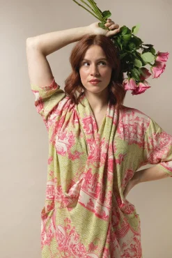 One Hundred Stars Ancient Columns Olive Rachel Dress|Women Dresses