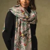 One Hundred Stars Chinoiserie Pink Scarf| Scarves