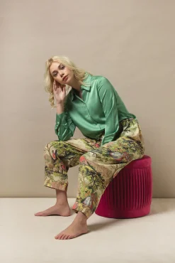 One Hundred Stars Country Toile Pants|Women Palazzo Pants