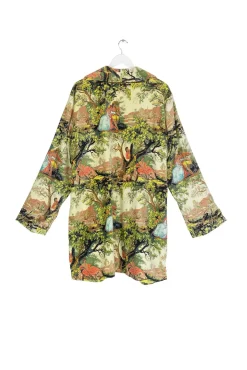 One Hundred Stars Country Toile Velvet Boyfriend Jacket|Women Velvet Coats