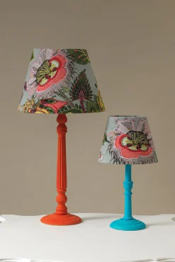 One Hundred Stars Eccentric Blooms Putty 12" Tapered Lampshade| Lighting