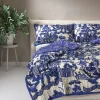 One Hundred Stars Giant Willow Blue Bedspread| Bedspreads & Pillow Shams