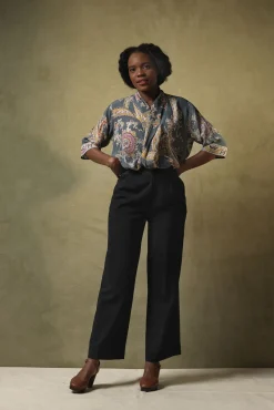 One Hundred Stars Handkerchief Grey Rachel Top|Women Tops