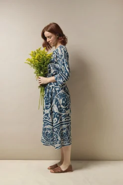 One Hundred Stars Jaipur Blue Abbi Dress|Women Dresses