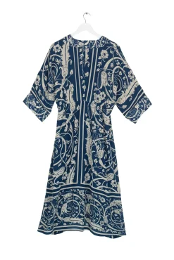 One Hundred Stars Jaipur Blue Abbi Dress|Women Dresses