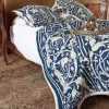One Hundred Stars Jaipur Blue Bedspread| Bedspreads & Pillow Shams