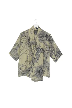 One Hundred Stars Kew Etched Floral Stone Rachel Top|Women Tops