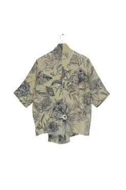 One Hundred Stars Kew Etched Floral Stone Rachel Top|Women Tops