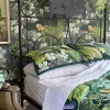 One Hundred Stars Kew Hydrangea Lime Pillow Shams| Bedspreads & Pillow Shams