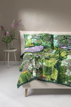 One Hundred Stars Kew Hydrangea Lime Pillow Shams| Bedspreads & Pillow Shams