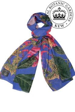 One Hundred Stars Kew Magnolia Purple Scarf| Scarves