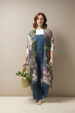 One Hundred Stars Kew Protea Grey Throwover|Women Throwovers