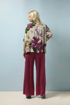 One Hundred Stars Kew Protea Stone Rachel Top|Women Tops