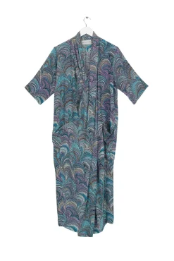 One Hundred Stars Marbled Blue Rachel Dress|Women Dresses