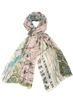 One Hundred Stars Paris Map Scarf| Scarves