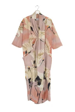 One Hundred Stars Stork Plaster Pink Rachel Dress|Women Dresses