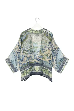 One Hundred Stars Tapestry Sea Kimono|Women Short Kimonos