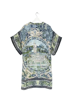 One Hundred Stars Tapestry Sea Midi Kimono|Women Midi Kimonos