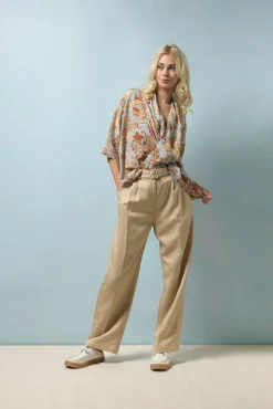 One Hundred Stars Tudor Rose Grey Rachel Top|Women Tops