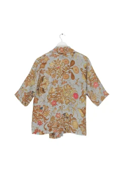 One Hundred Stars Tudor Rose Grey Rachel Top|Women Tops