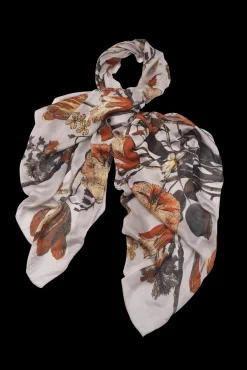 One Hundred Stars Tulip Red Scarf| Scarves