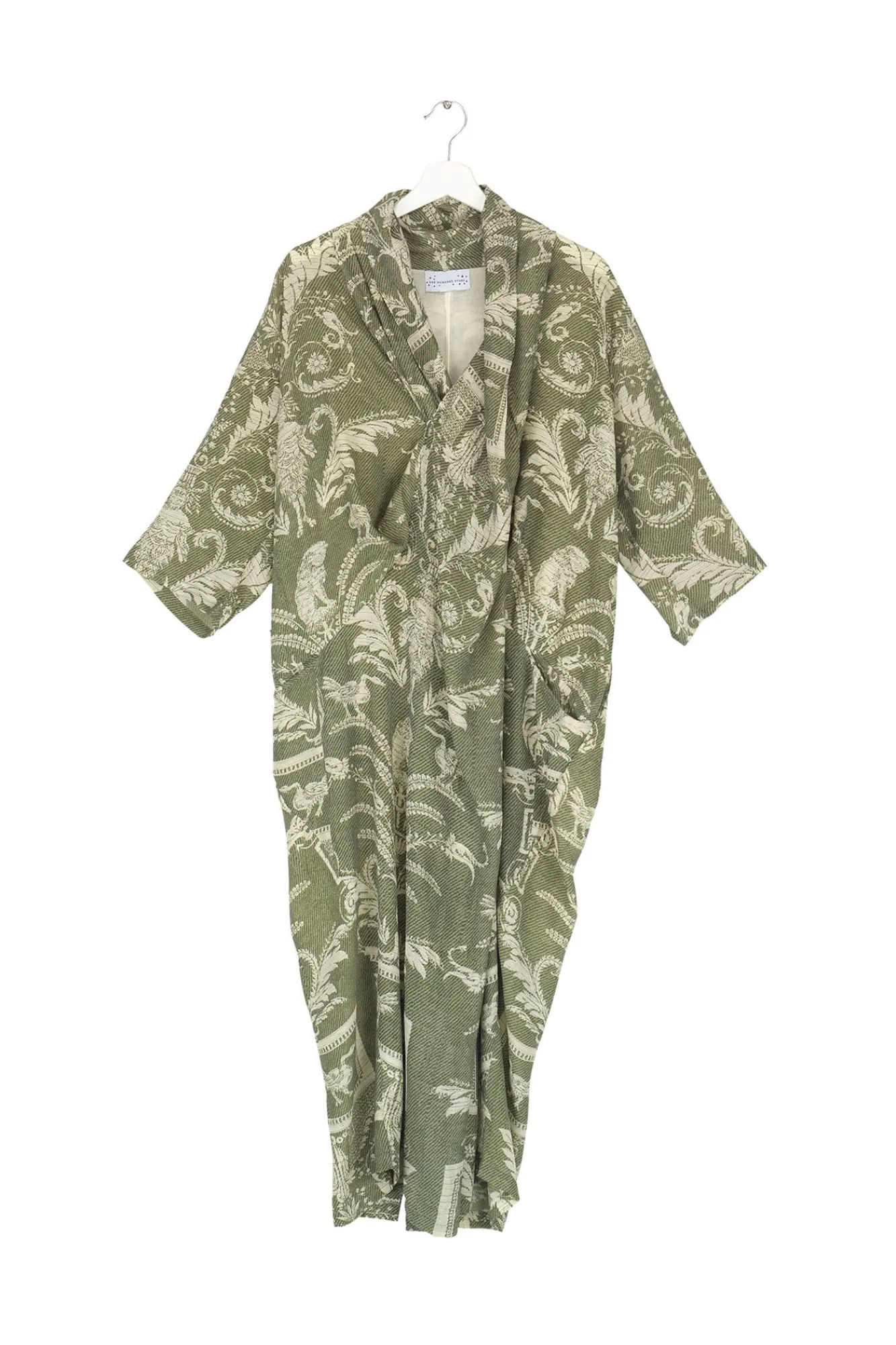 One Hundred Stars Vintage Damask Sage Rachel Dress|Women Dresses