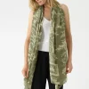 One Hundred Stars Vintage Damask Sage Scarf| Scarves