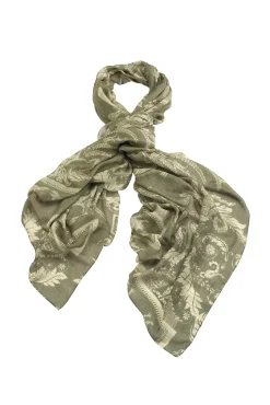 One Hundred Stars Vintage Damask Sage Scarf| Scarves